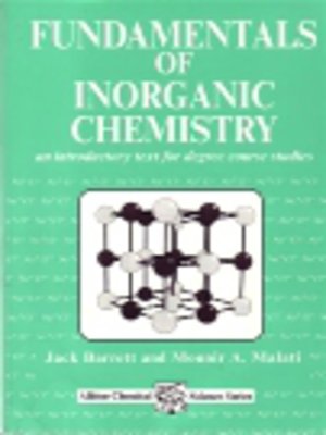 cover image of Fundamentals of Inorganic Chemistry